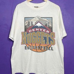 Vintage Denver Nuggets Shirt, Retro 90s NBA Denver Nuggets Basketball Shirt tee